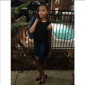 Ombré Fringe Party Dress